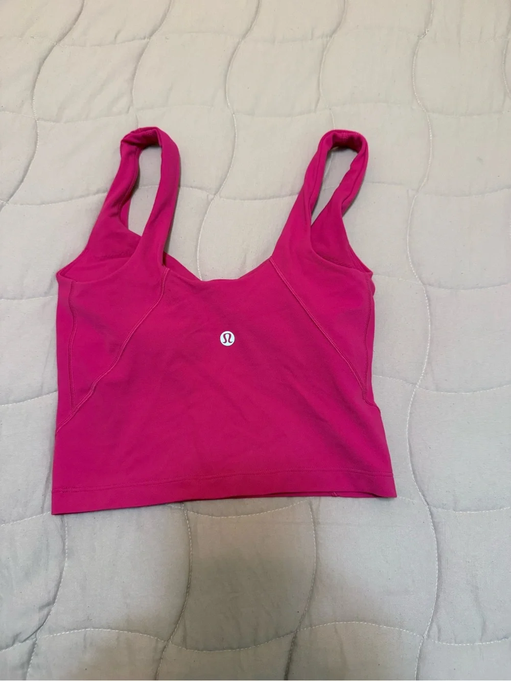 lululemon athletica Align™ Cropped Tank Top — Hot Pink